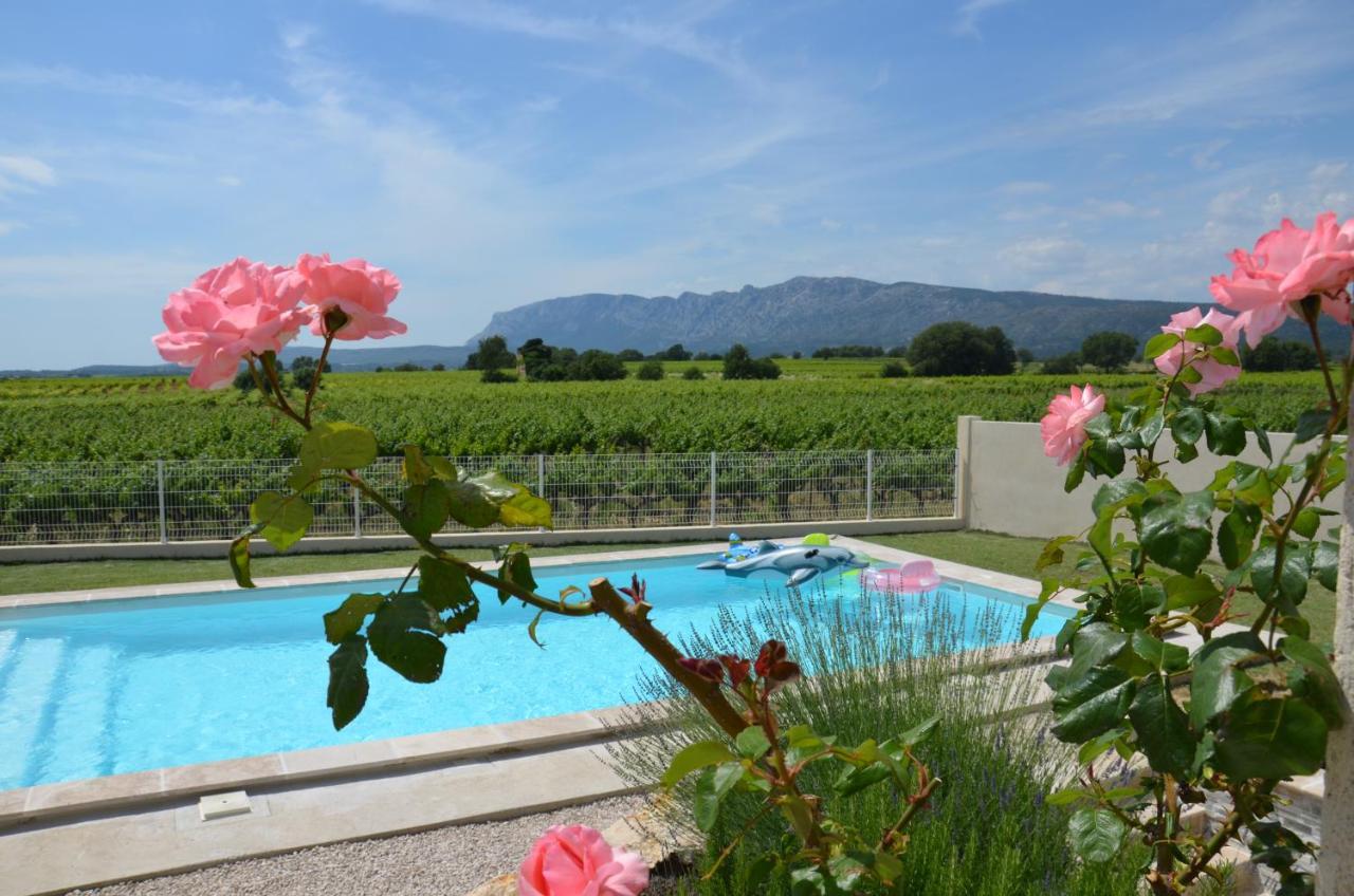 شقة Vue Sainte Victoire, Proche Aix-En-Provence Pourrieres المظهر الخارجي الصورة